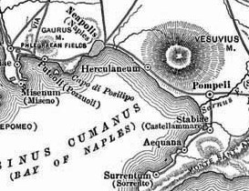 Карта региона Помпеи